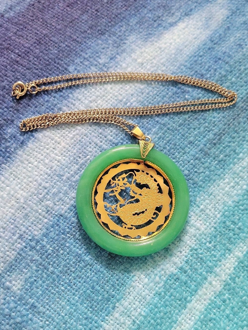 Jade Dragon Necklace